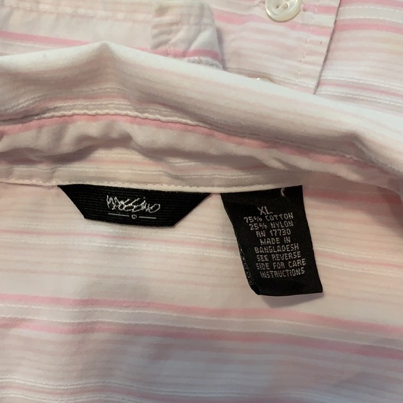Mossimo Pink and white long sleeve shirt - Picture 5 of 6